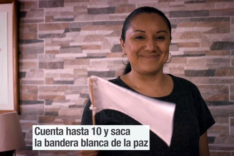 En la campaña también se pide sacar 'banderita blanca'.
