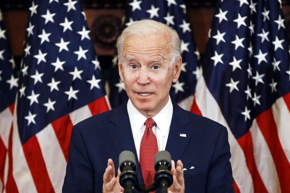 Joe Biden realizó su primer discurso formal desde que el confinamiento por Covid-19 estancó la campaña presidencial.