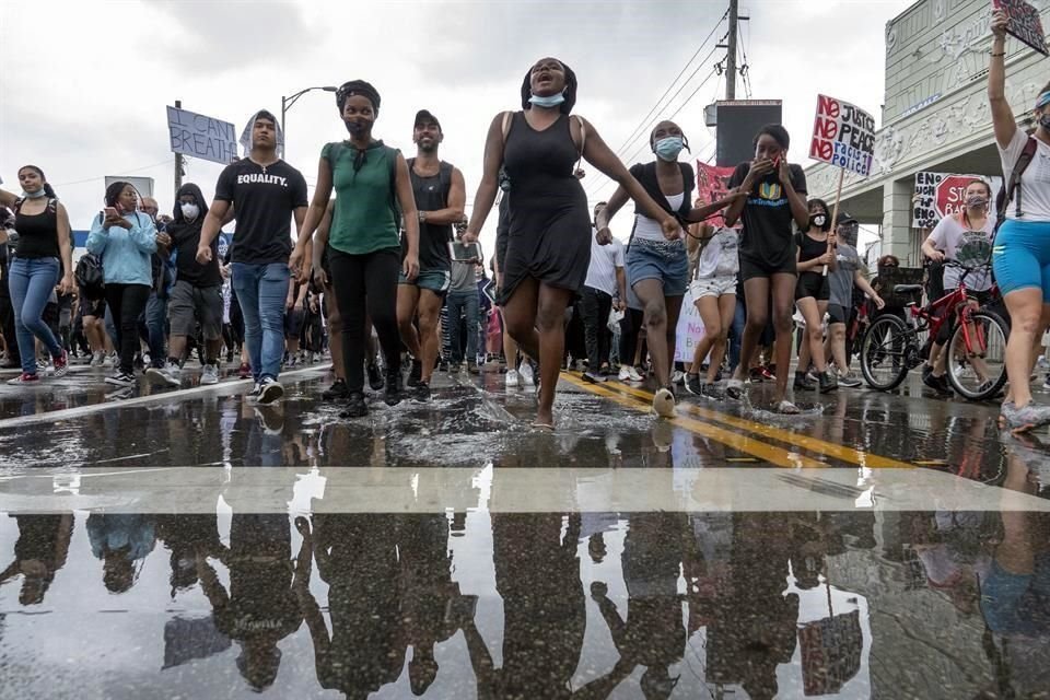 Las manifestaciones en Miami a causa del asesinato de Floyd llevan 4 días activas.