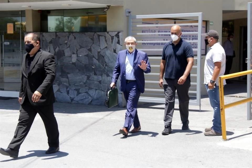 El presidente de Tigres Alejandro Rodríguez se reunió este viernes con el DT Ricardo Ferretti.