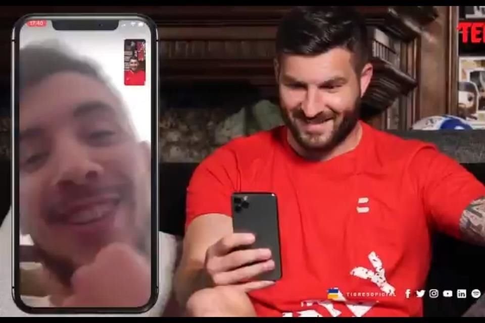 Leo y Gignac hablaron en videollamada y ahí se confirmó la llegada del uruguayo a los felinos.