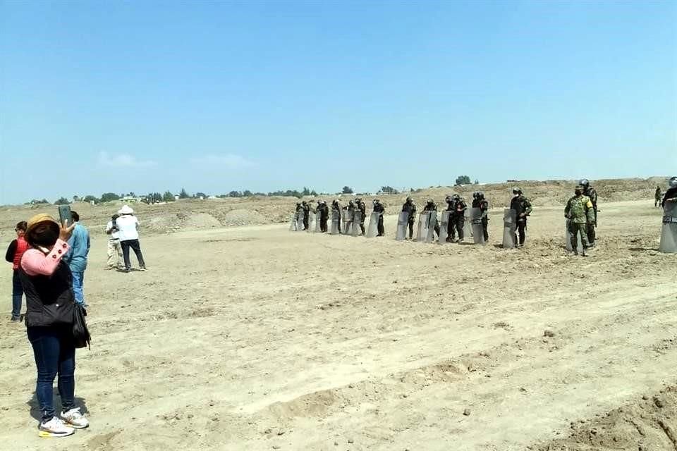 Al lugar llegaron elementos de la Policía militar.