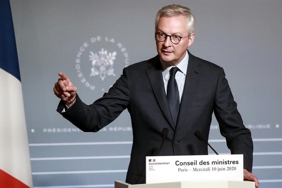 Bruno Le Maire, Ministro de Finanzas de Francia.