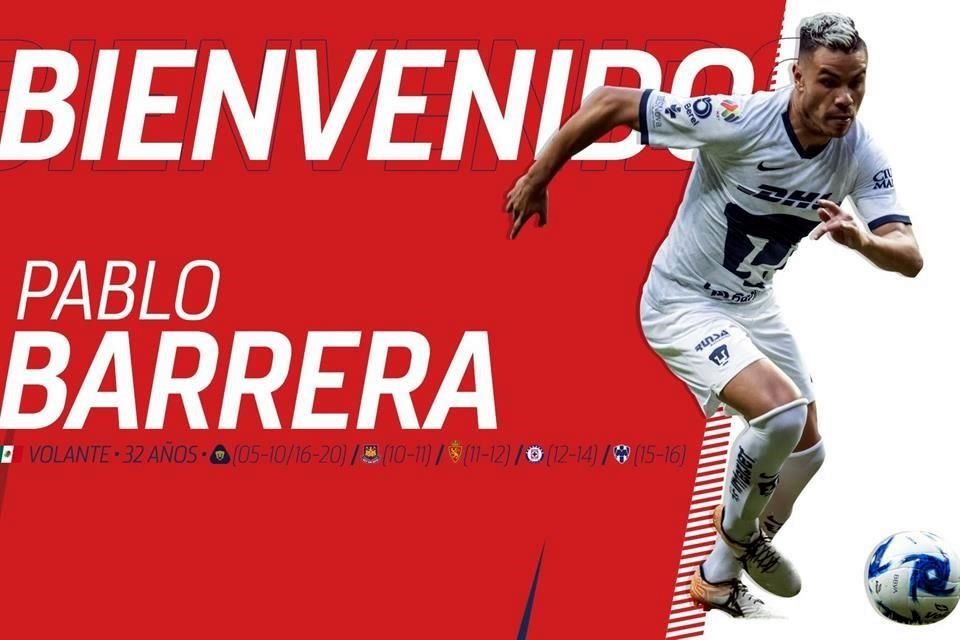 El jugador de 32 años continuará su carrera en el Atlético de San Luis.