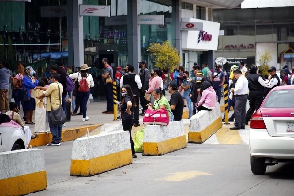 La Terminal del Sur también fue desalojada.