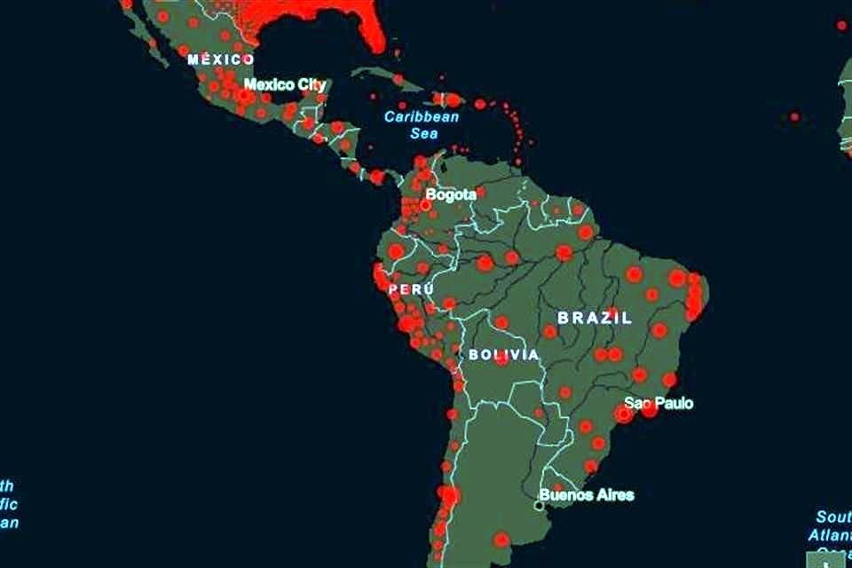 Más de 100 mil personas han muerto por el nuevo coronavirus en América Latina, con Brasil (52 mil) y México (23 mil) a la cabeza de la lista.