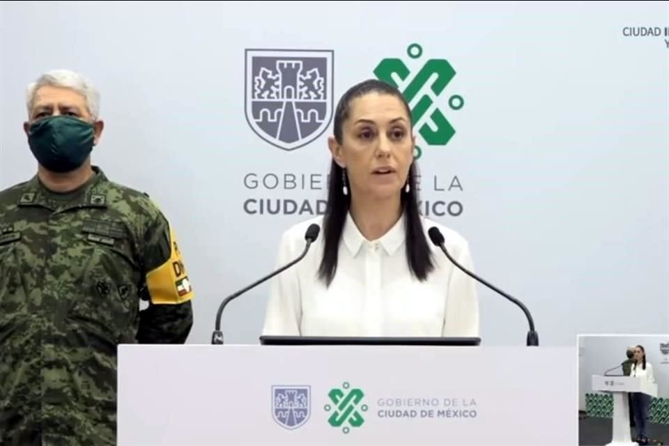 La Jefa de Gobierno hizo énfasis que en este momento la seguridad de la ciudad ha sido reforzada por la Guardia Nacional y descartó que vaya a reforzar su seguridad personal.