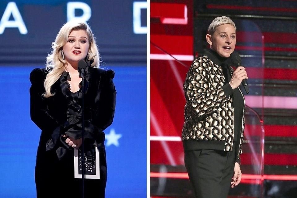 Kelly Clarkson se llevó el Emmy a Mejor Anfitrión de un Talk Show de Entretenimiento, y Ellen DeGeneres por el Mejor Talk Show de Entretenimiento.