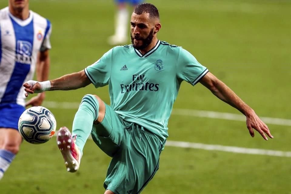 Karim Benzema fue pieza clave en el gol merengue.