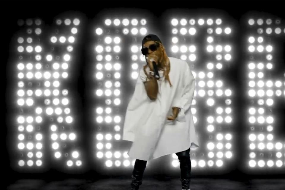 Lil Wayne participó en el tributo a Kobe Bryant.