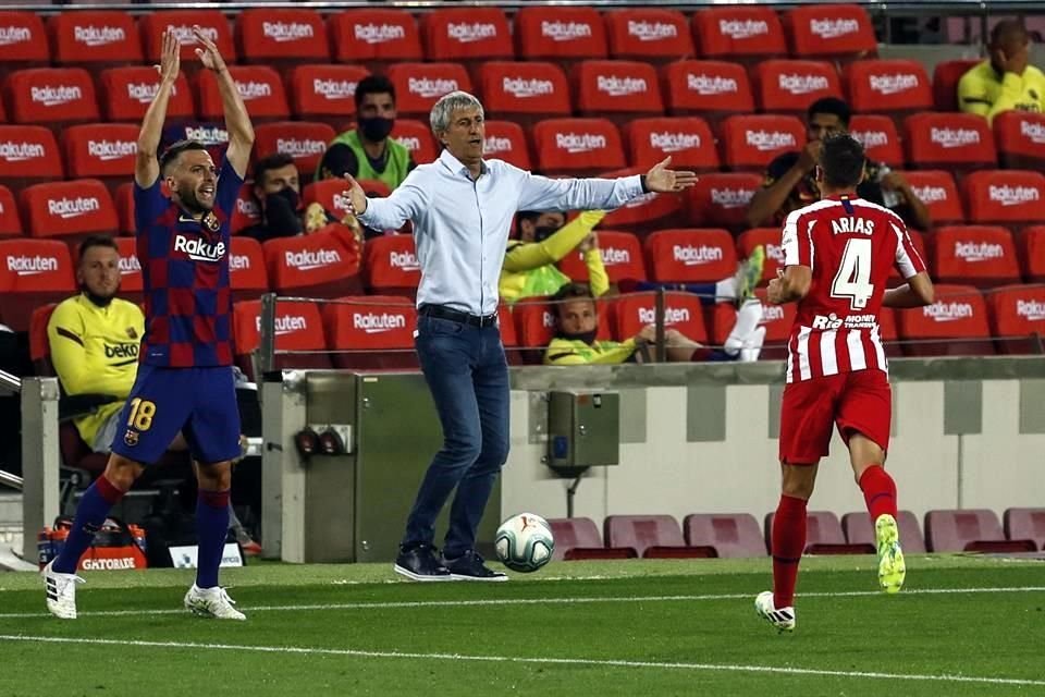 El entrenador culé reconoció que su equipo se complicó el camino al título.