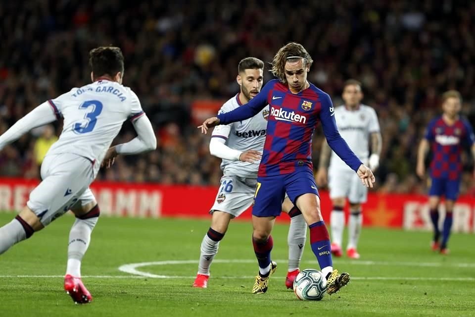 Griezmann no ha sido la figura que se esperaba en Barcelona.