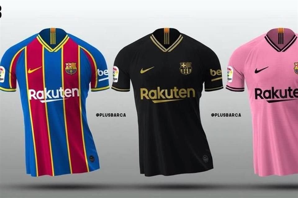 Estas serían las nuevas playeras del Barcelona.