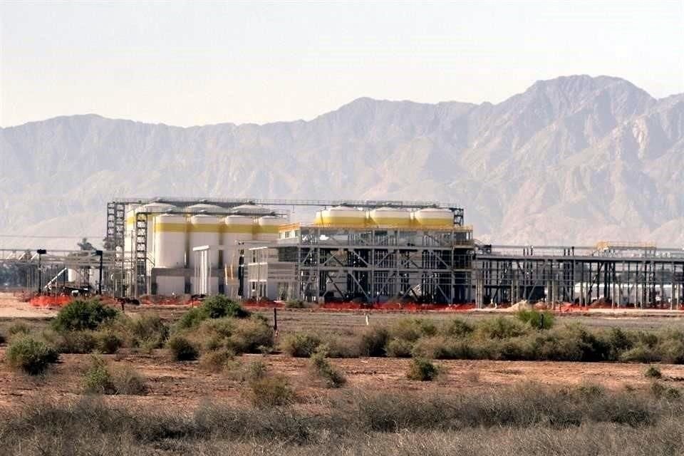 Vista de la planta cervecera de Constellation Brands en Mexicali, Baja California.
