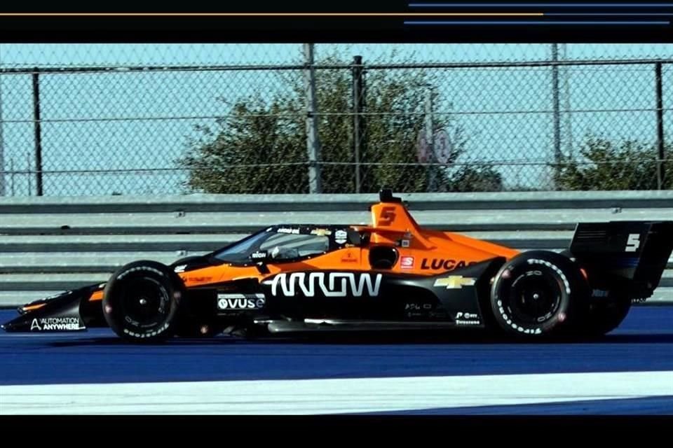 El piloto de Arrow McLaren SP apuntó su mejor vuelta en 1'10''1874, a sólo 0.2387 segundos del más rápido, el experimentado Will Power.