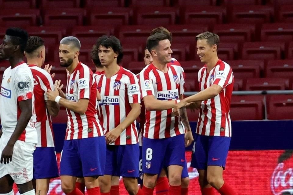 El Atlético de Madrid está firme con 62 puntos en el tercer puesto.