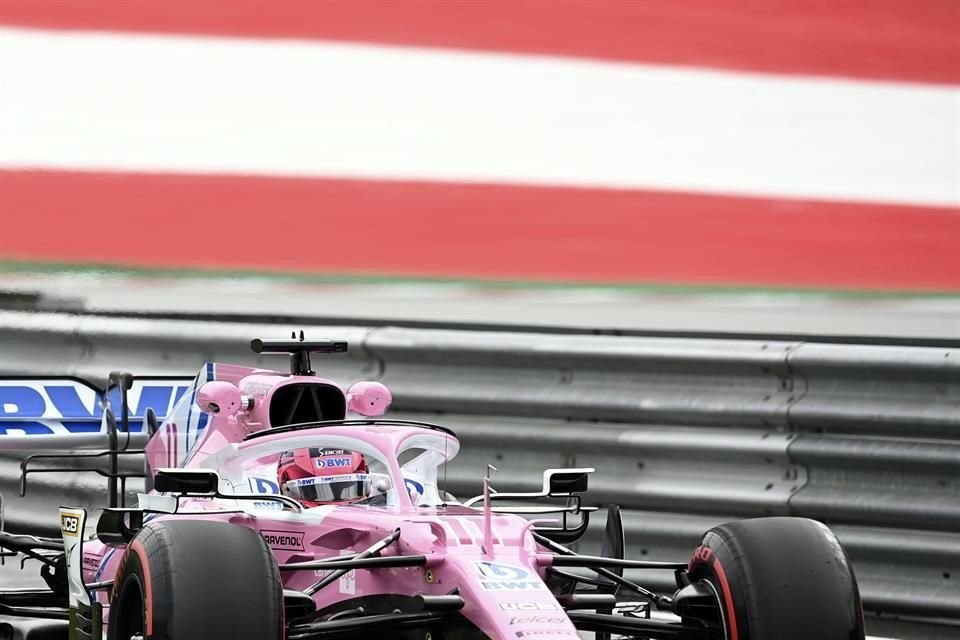 Pérez se vio veloz en el circuito de Spielberg.