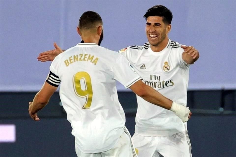 Benzema y Asensio fueron los autores de los goles.