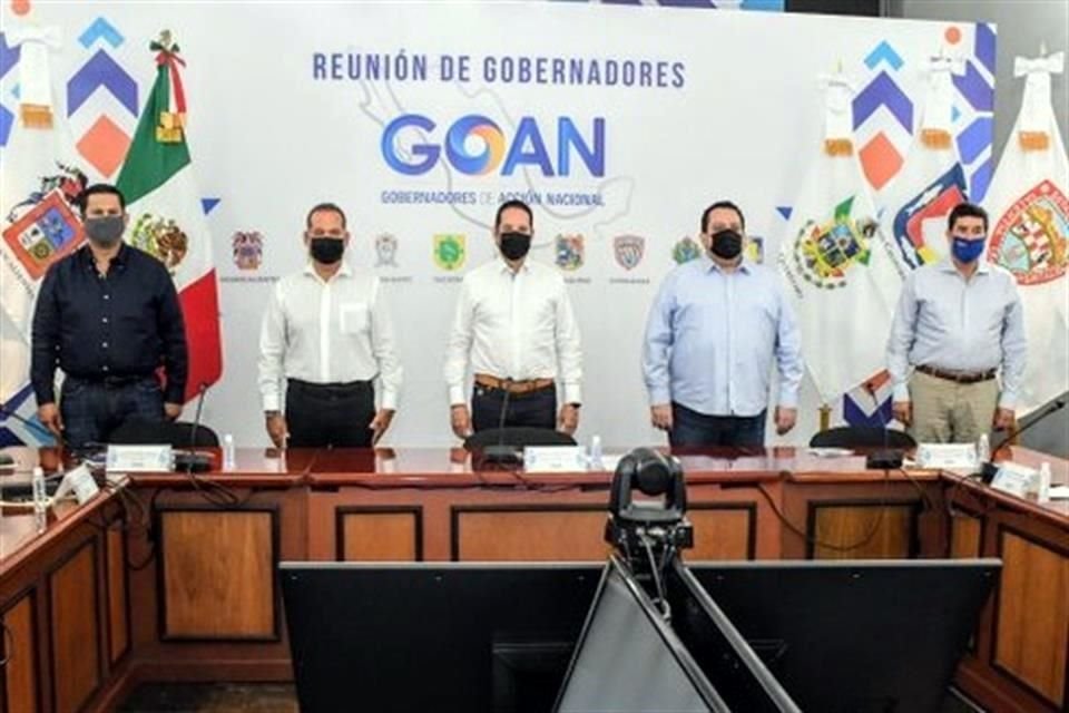 Los Gobernadores del PAN se reunieron para abordar federalismo y Covid-19.