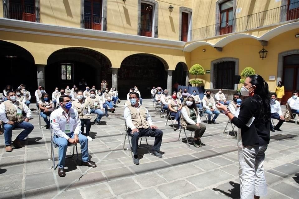 Albores se reunió ayer con Servidores de la Nación en Tlaxcala.