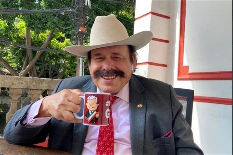 El senador Armando Guadiana el pasado lunes en la sede de Morena en la Colonia Roma de la CDMX.