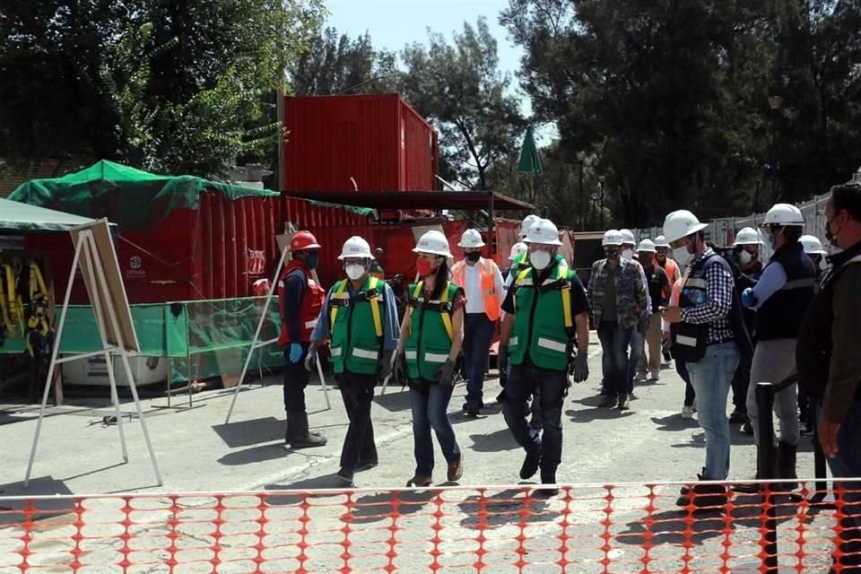 La Jefa de Gobierno hizo un recorrido por las obras.