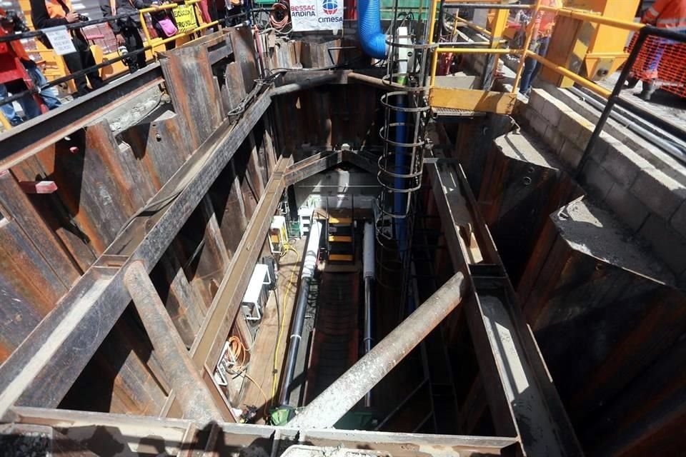 El ducto evacuará los caudales del cerro Peñón de los Baños, al lado del Aeropuerto, que inundaban la Colonia Pensador Mexicano, en Venustiano Carranza.