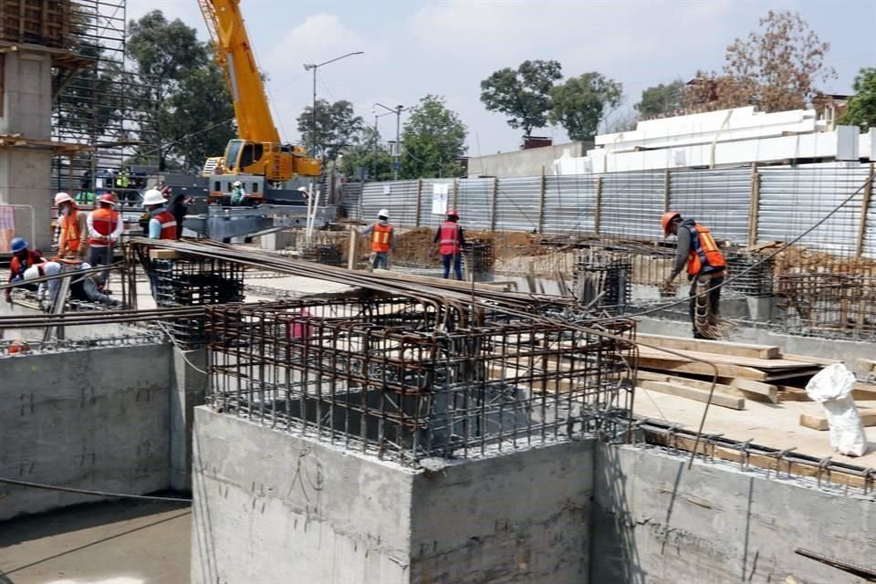 En junio, el grupo de la construcción avanzó 17.46 por ciento respecto al mes previo.