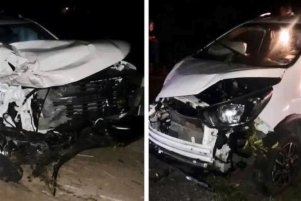 Imágenes del accidente difundidas por la Fiscalía de Chiapas.