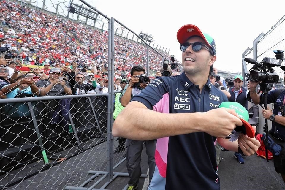 'Checo' lamenta no poder correr en México.