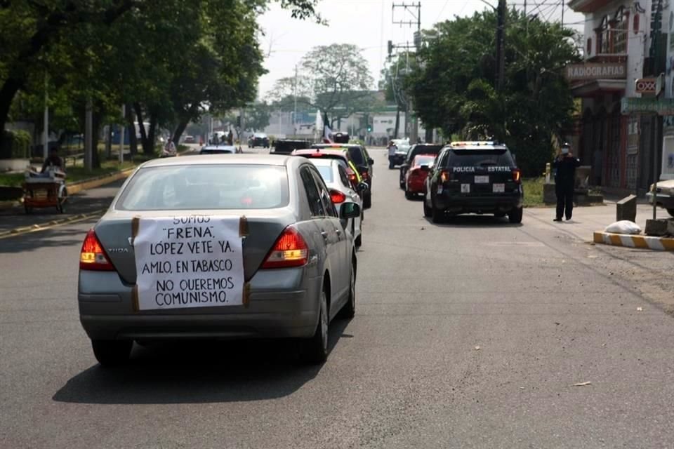 Según los organizadores, esta será la última caravana tras la primera realizada el 30 de mayo.