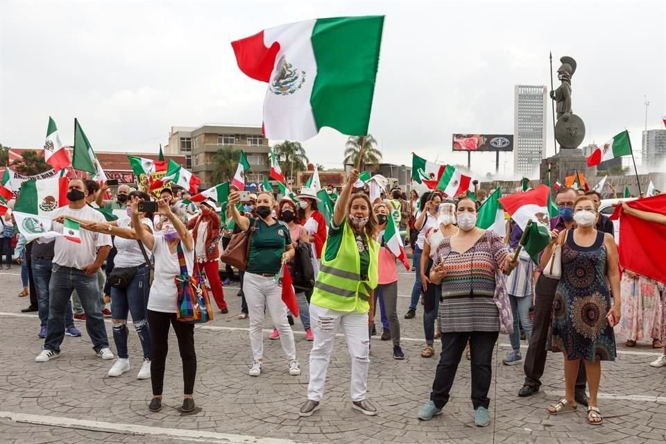 Manifestación de Frena en Guadalajara, Jalisco.