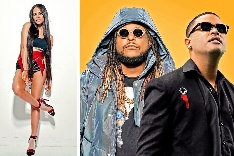 La dominicana y los boricuas hicieron buena química en 'Te Mueves'.