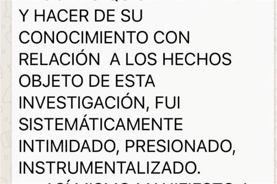 Lozoya afirmó que está dispuesto a colaborar con el Estado mexicano.