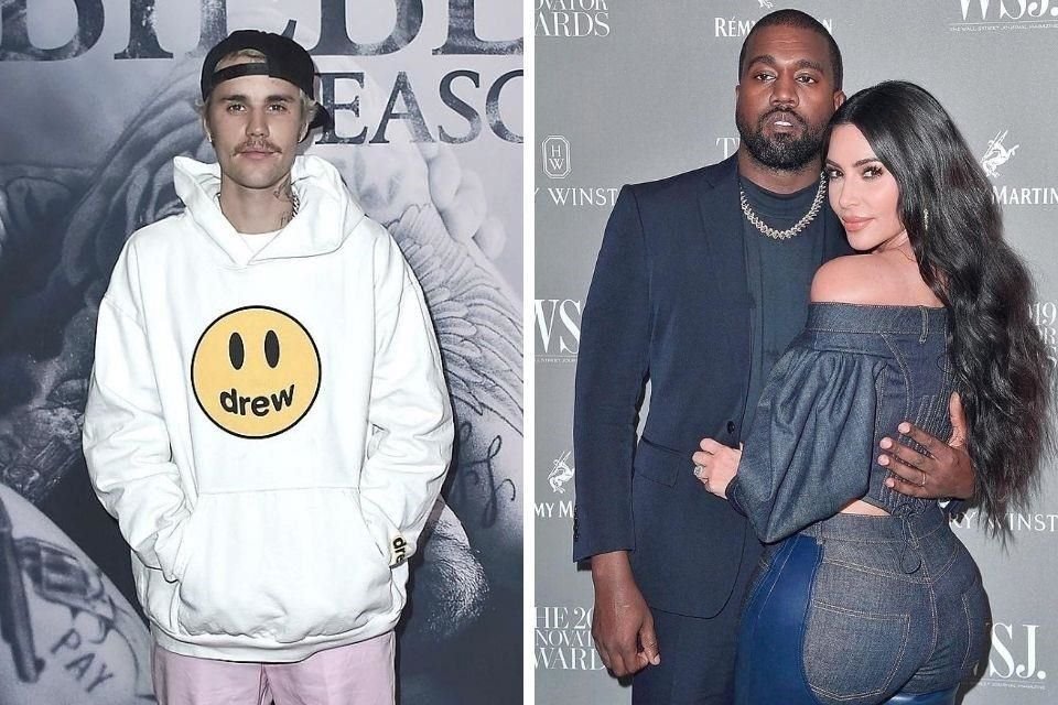 Justin Bieber viajó a Cody, Wyoming, para visitar a Kanye West y pedirle que se decidiera a hablarle a su esposa, Kim Kardashian.