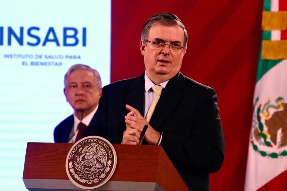 El Canciller Marcerlo Ebrard participó en la firma de convenio entre el Gobierno federal y la UNOPS.