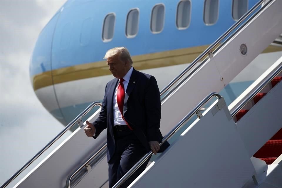Trump indicó que 'China se apoderará' de EU en caso de que el vritual candidato presidencial demócrata, Joe Biden, llegue a la Casa Blanca.