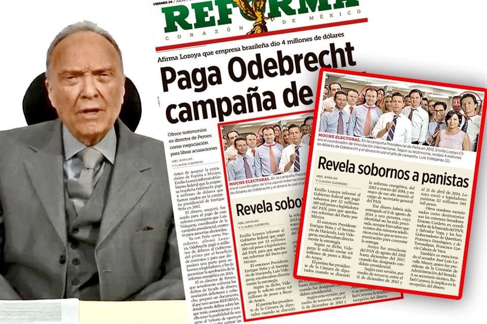 En su negociación para aceptar su extradición, Lozoya ofreció a la FGR revelar el financiamiento ilegal y el pago de sobornos. Ayer el Fiscal Alejandro Gertz lo confirmó.