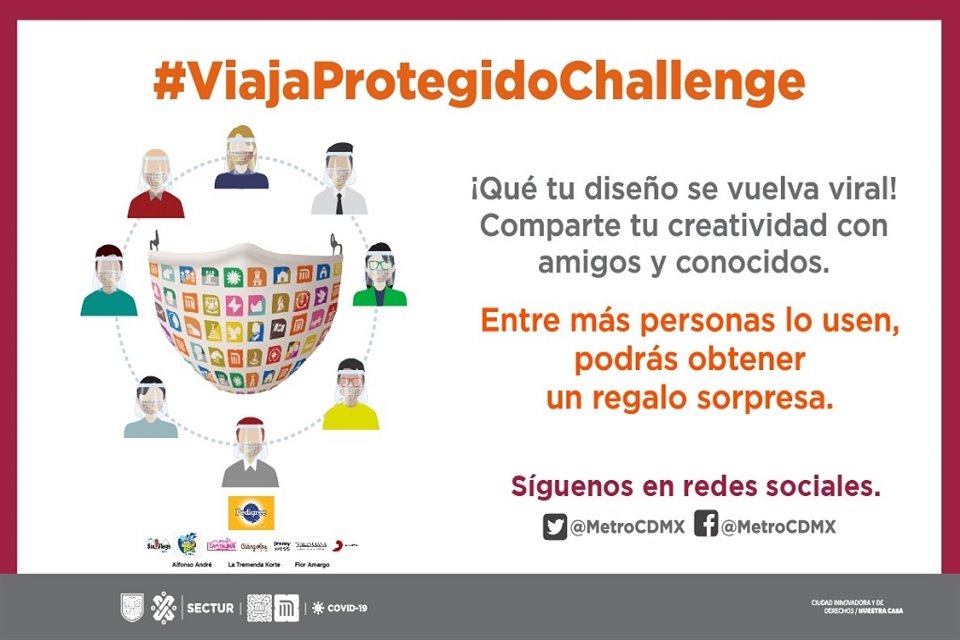 Se han recibido 147 videos de Metronautas que se han unido al reto #ViajaProtegidoChallenge