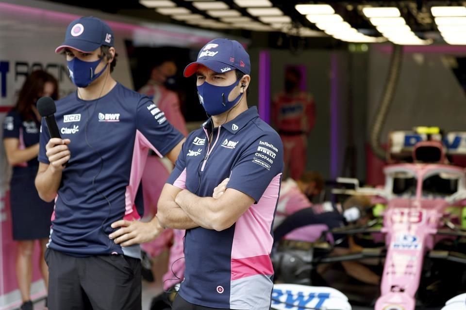 Checo Pérez resintió las altas temperaturas en su regreso a la pista.