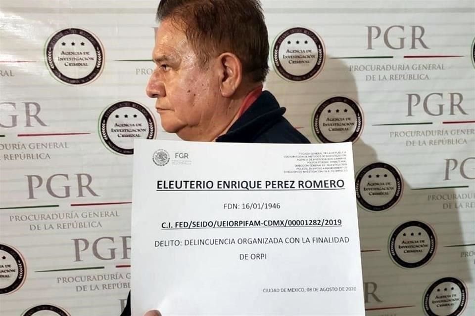 Eleuterio Pérez, ex jefe en la extinta PF, permanecerá recluido en el Penal Federal del Altiplano.