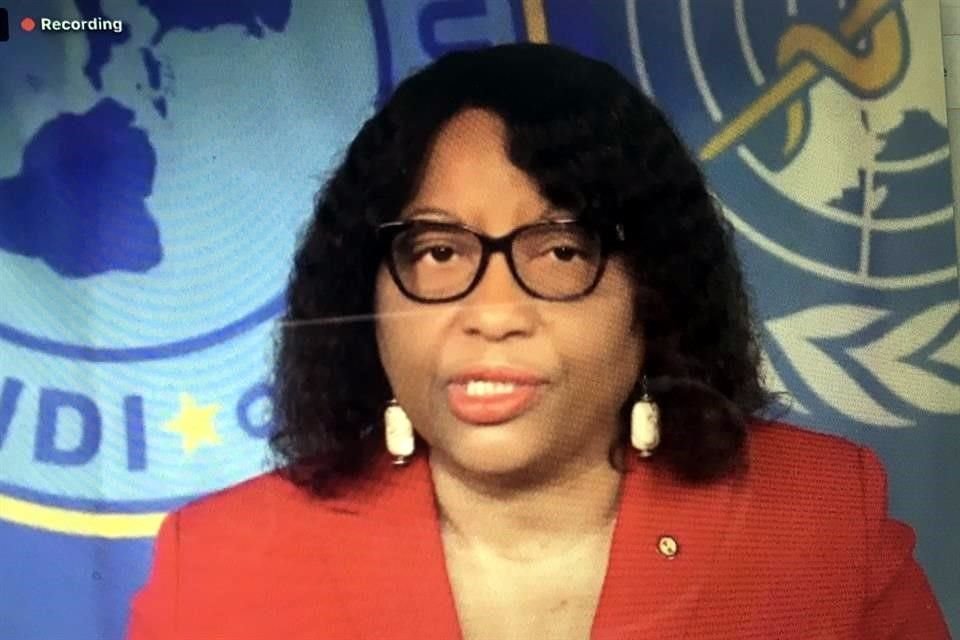 Carissa Etienne, directora de la OPS, en videoconferencia.