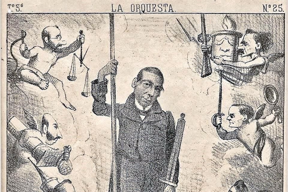 Benito Juárez, por Santiago Hernández.