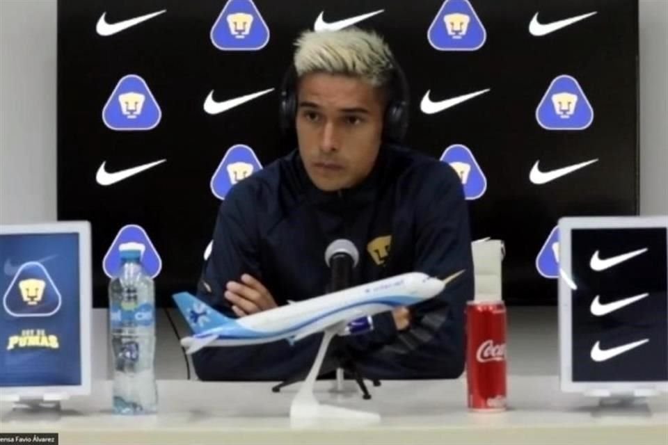 Álvarez atendió a los medios por videoconferencia.