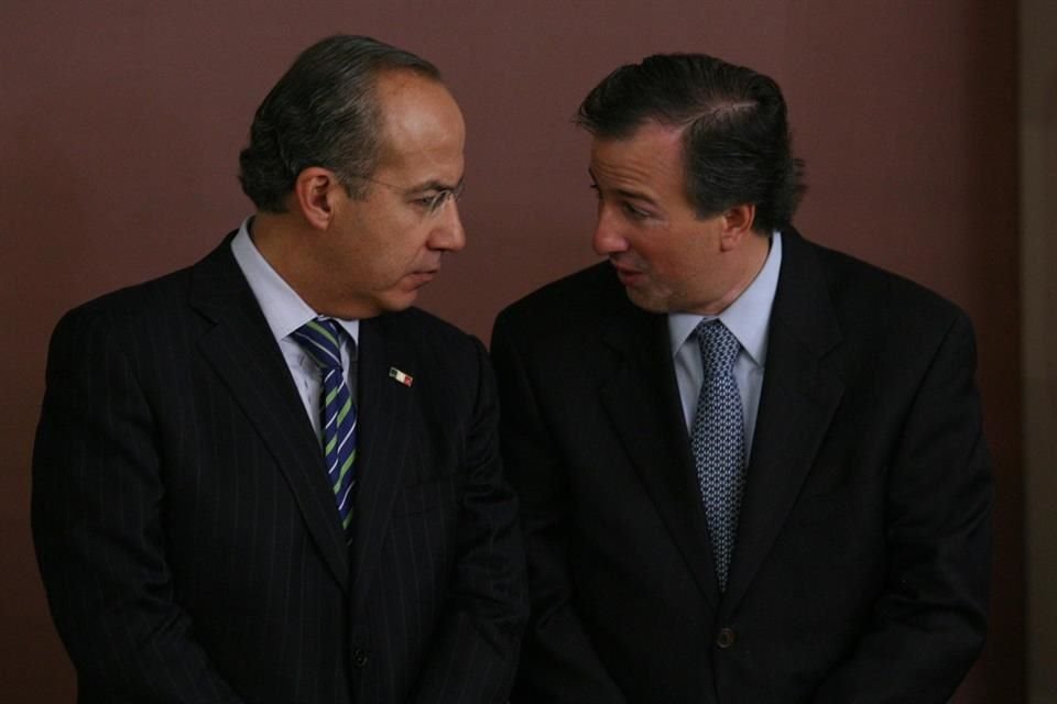 Felipe Calderón y José Antonio Meade en 2011.