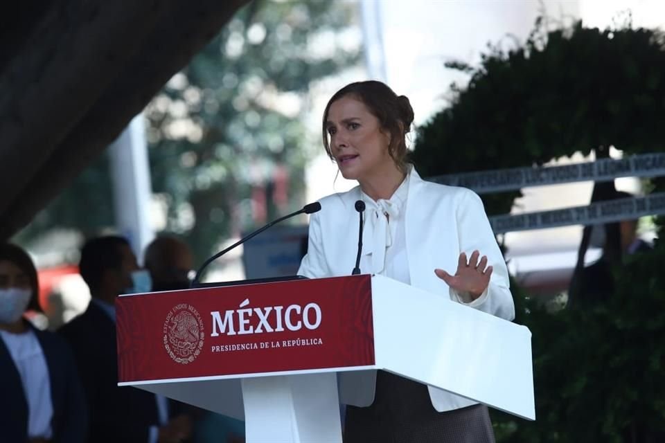 Beatriz Gutiérrez Müller, presidenta del Consejo Honorario de Memoria Histórica y Cultural de México.