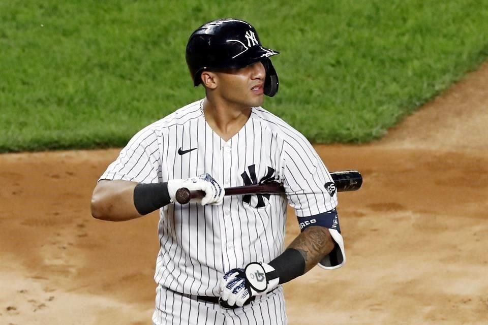 Gleyber Torres fue enviado a la lista de lesionados de los Yanquis.