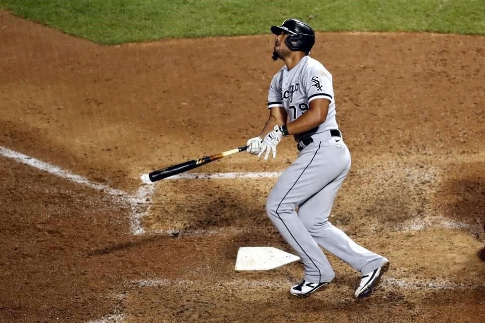 El cubano José Abreu, de Medias Blancas, lució por la Liga Americana.