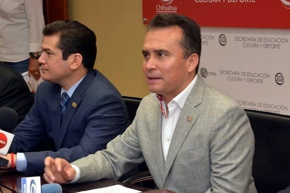 Marcelo González Tachiquín, ex Secretario de Educación en la Administración de César Duarte.