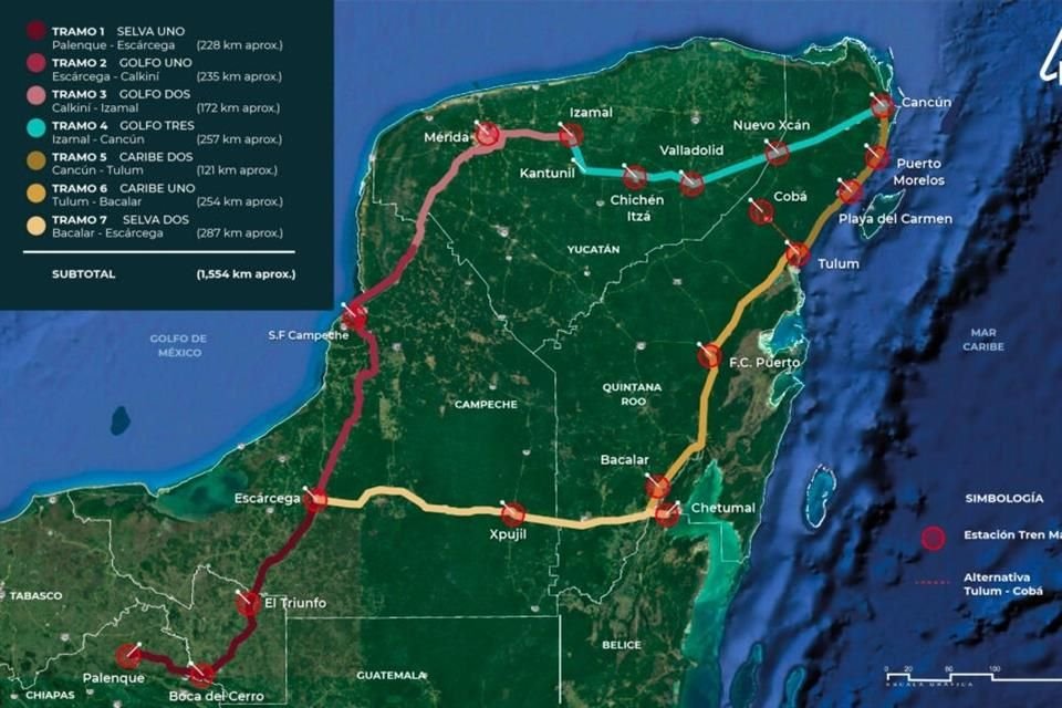 El tramo 5 del Tren Maya estaba fundamentado técnicamente en una PNS presentada por BlackRock.